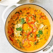 Moqueca De Peixe (Brazilian Fish Stew With Coconut)