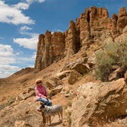 Hiking, Painted Hills Unit Trails, Oregon