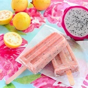 Dragonfruit Banana Popsicle