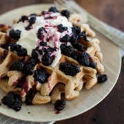 Waffle With Black Cereal (Waffle With Black Pearl Crisps)