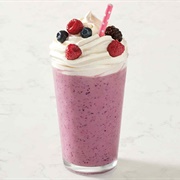 Wildberry Shake With Cream