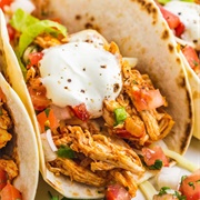 Shredded Chicken Taco
