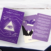 Tarot Cards Purple Deck Triangle