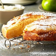 Apple Cinnamon Custard Cake