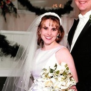 Veil Attached to Beaded Headband