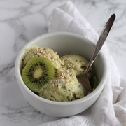 Kiwi, Lemon, and Lime Sundae