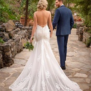 Low/Open Back Wedding Dress