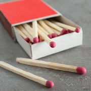 Use Matches Instead of Plastic Lighters