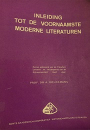 Inleiding Tot De Voornaamste Moderne Literaturen