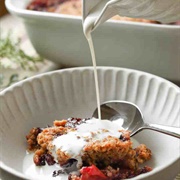 Hot Puddings With Pouring Cream