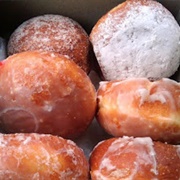 Rose Petal Jam-Filled Paczki