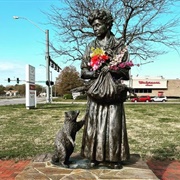 The Witch of Pungo Statue