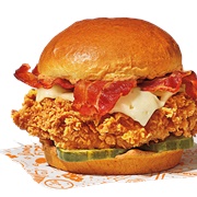 Spicy Bacon & Cheese Chicken Sandwich