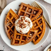 Pumpkin Pie Drizzle Waffle