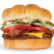 A&W Original Bacon Cheeseburger
