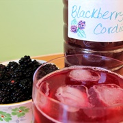 Blackberry Cordial With Water