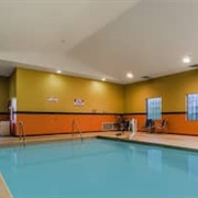 Swim in Indoor Hotel Pool