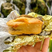 Marshall's Favorite Stuffed Pancake Sandwich