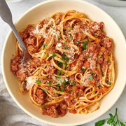 Beef Pasta Bolognese