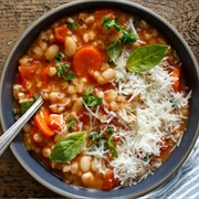 One-Pot Lemony Spinach and Farro Soup