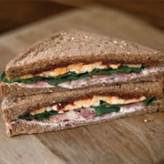 Brie, Bacon & Chilli Jam Sandwich