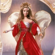 2001 Holiday Angel Barbie