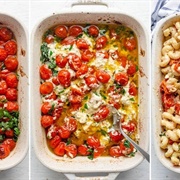 Tomato Feta Pasta Bake