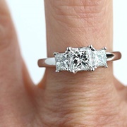 Princess Cut Diamond Rings