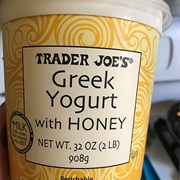 Greek Yogurt With Honey