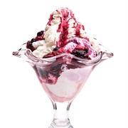 Wildberry Shake Ice Cream Sundae