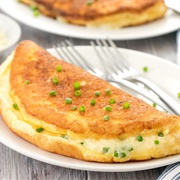 Soufflé Omelette With Cheese