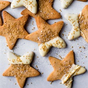 Maple Cinnamon Star Cookies