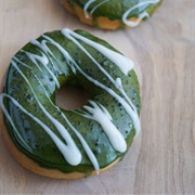 Matcha Drizzle Donut