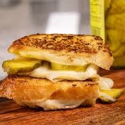 Dill Pickle Grilled Cheese