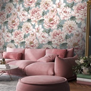 Oversized Floral Wallpaper