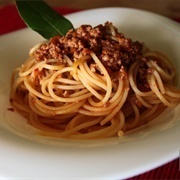 Pasta Ragu (Pasta Rocket Ragu)