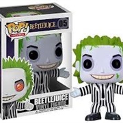 Beetlejuice Striped Suit Funko