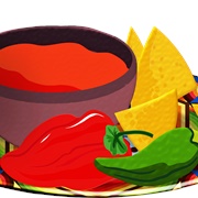 Corn Chips With Hot Sauce