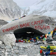EBC Everest Base Camp Rock
