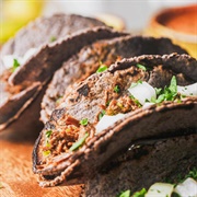 Blue-Shell Black Bean and Blueberry Taco (Black N' Blue)