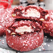 Red Velvet Candy Flower Cookie