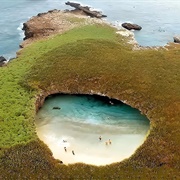 Hidden Beach at the Marietas Islands, Mexico