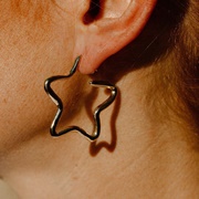 Shaped Hoop Earrings