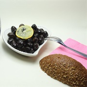 Wholemeal Bread With Black Olives