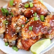 Sriracha Sweet & Sour Chicken Wings