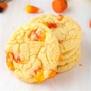 Lemon Candy Corn Cookie