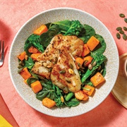 Roasted Pumpkin and Fish