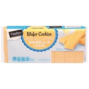 Vanilla Creme Wafer Cookie