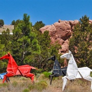 Origami in the Garden