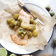 Roasted Tomatillo Fish